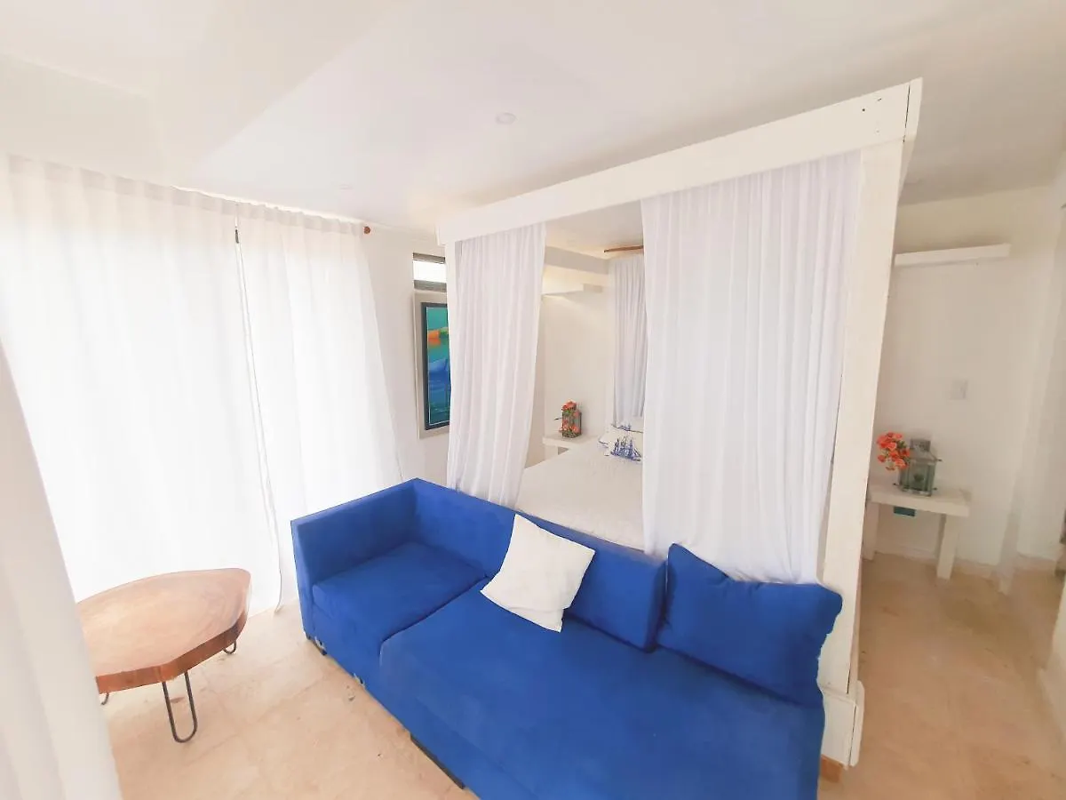 호텔 Bluemare Ecohotel Frente A La Playa Ensendada 푼타 루시아