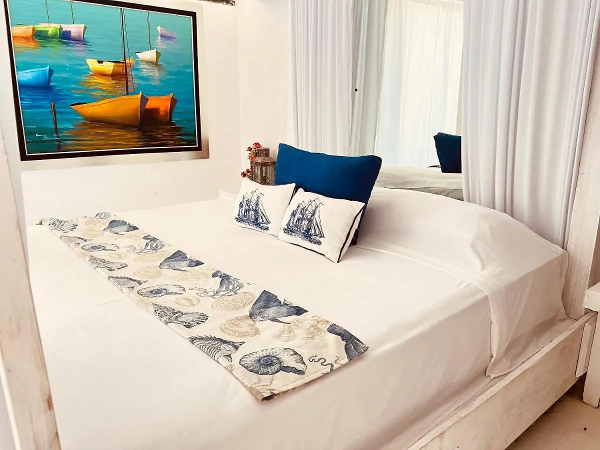 호텔 Bluemare Ecohotel Frente A La Playa Ensendada 푼타 루시아 도미니카 공화국
