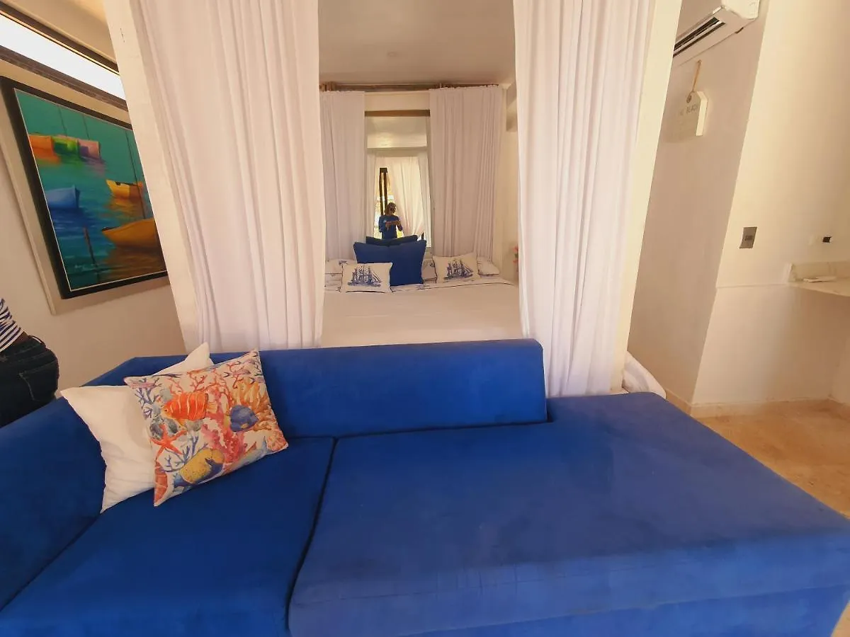 Hotel Bluemare Ecohotel Frente A La Playa Ensendada Punta Rucia